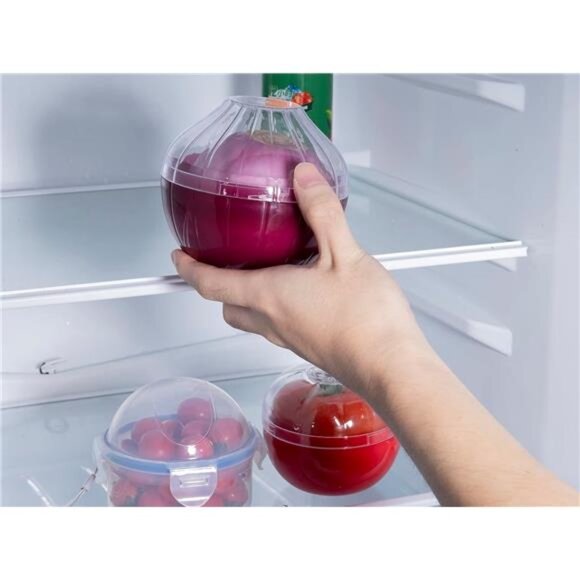 Onion Keeper Onion Saver Onion Storage Containers Reusable OnionHolder Organizer - Picture 2 of 8